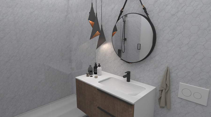 Salle de bain d'Olivier