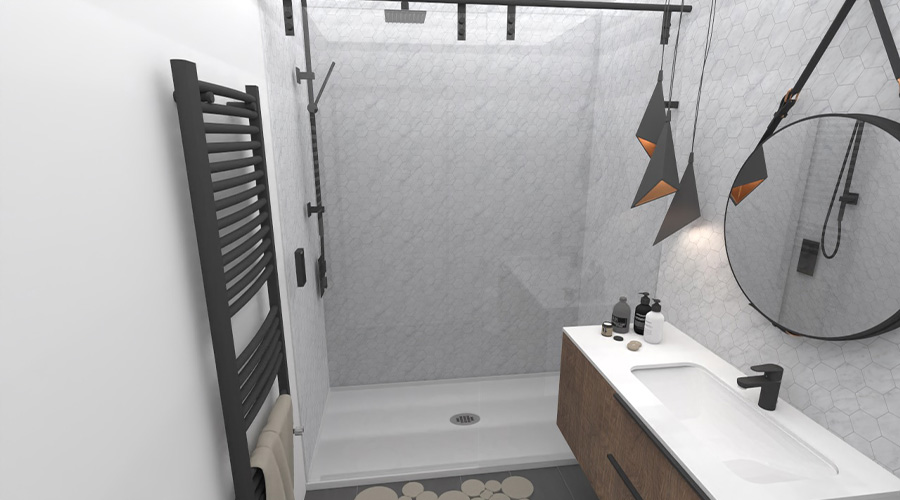 Salle de bain d'Olivier