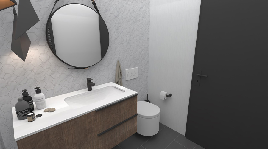 Salle de bain d'Olivier